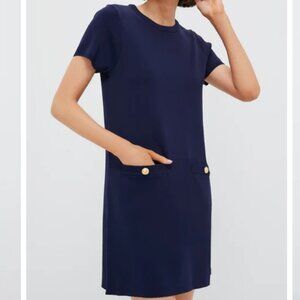 Pomander Place Navy Jessica Dress
